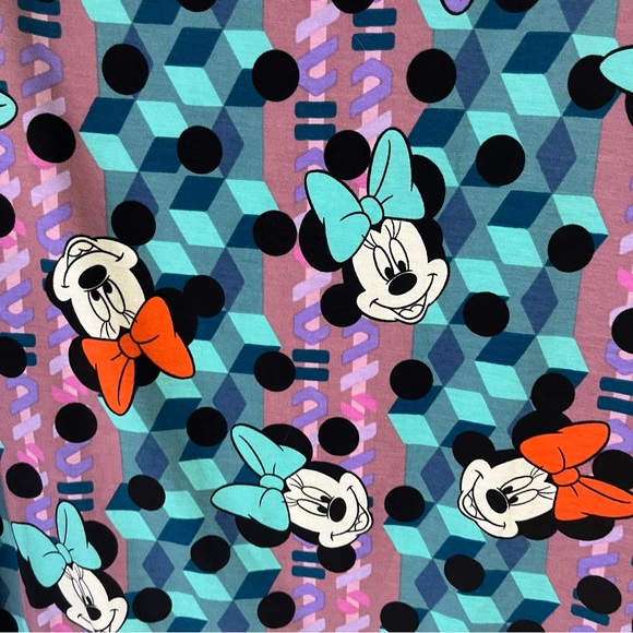 LulaRoe Ima NWT Mickey Mouse Tunic Short Sleeve Top Size Small - Picture 5 of 6